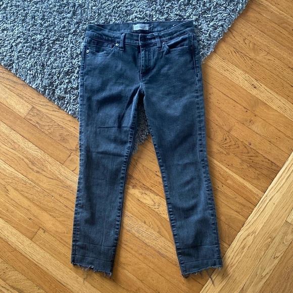 Madewell Skinny Skinny Washed Black Jeans Size 29 - Picture 1 of 12